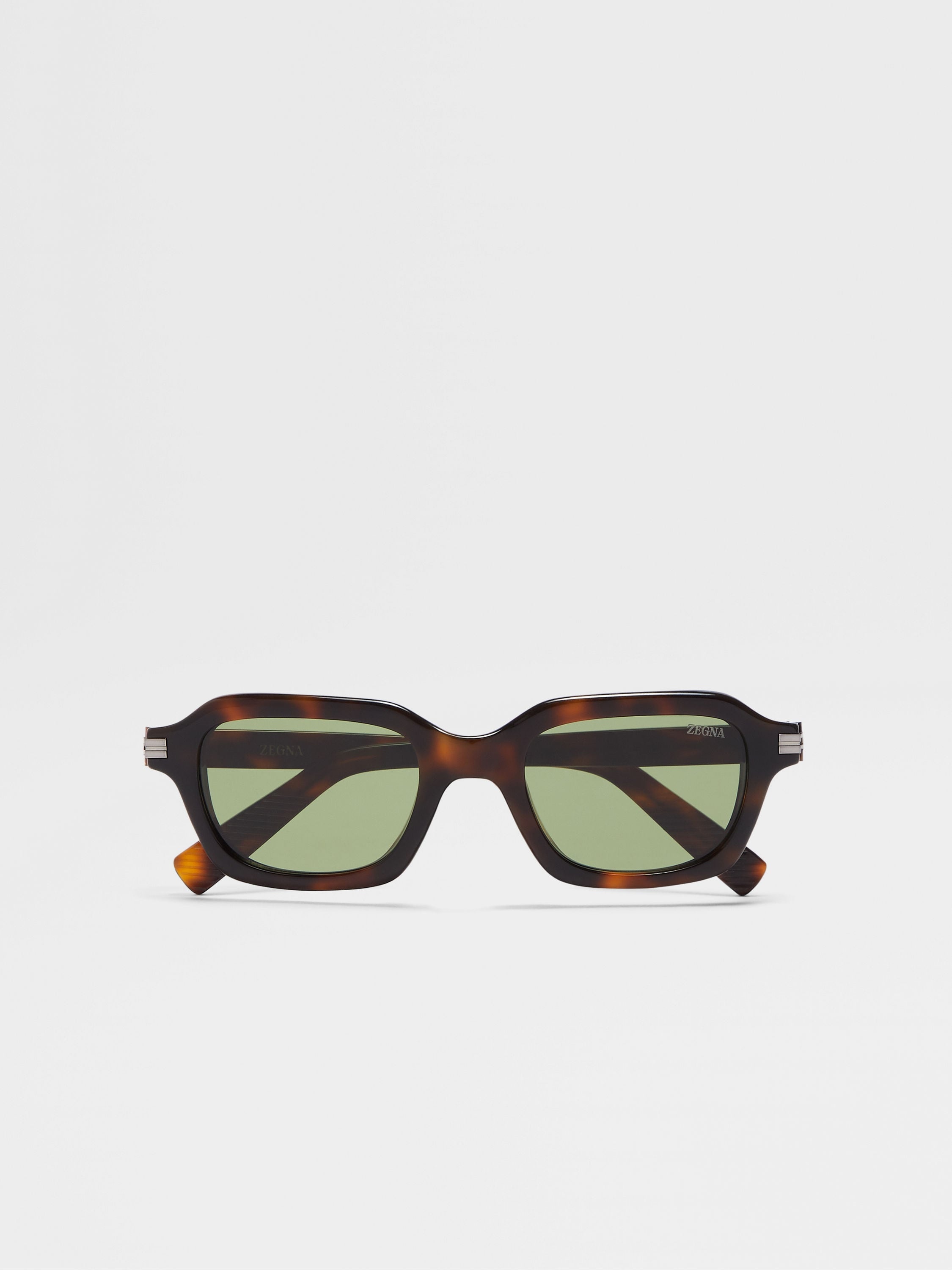 MEDIUM HAVANA ACETATE SUNGLASSES - 1