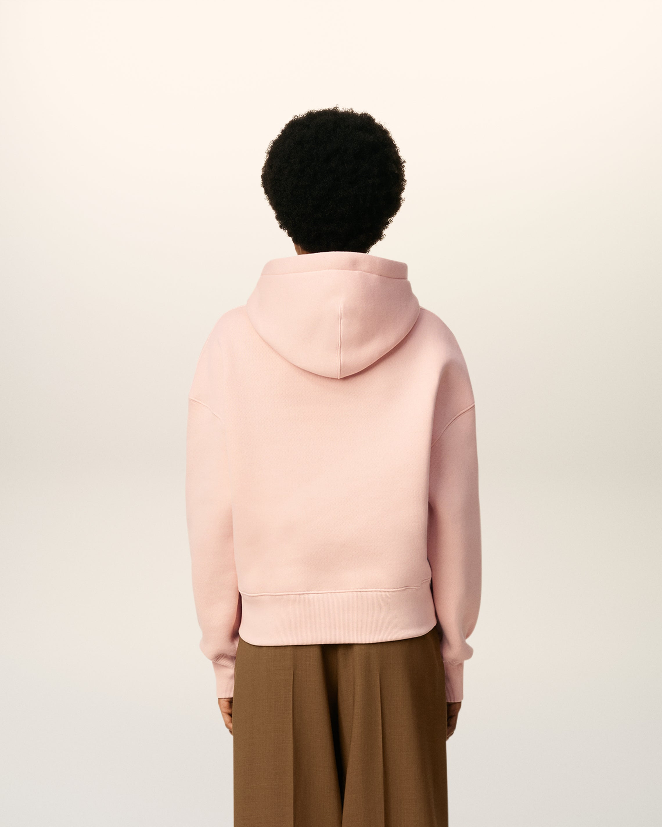 PINK COTTON AMI DE COEUR HOODIE - 5
