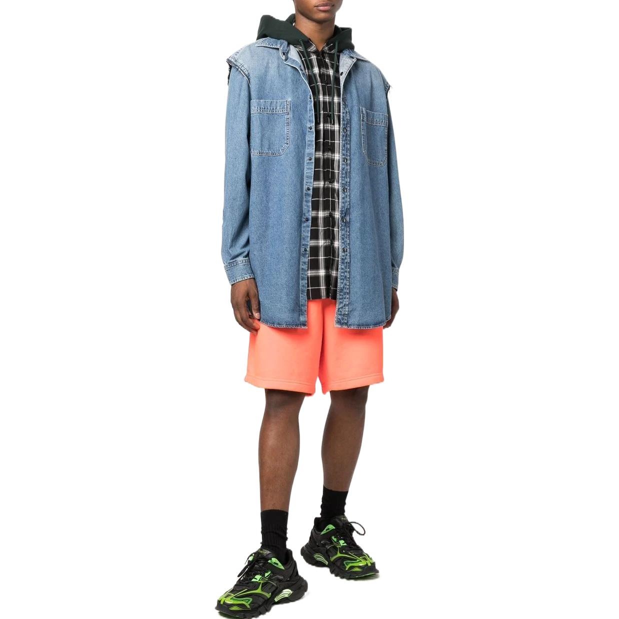 Balenciaga Knee-Length Track Short 'Orange' 657062TKVG97005 - 2