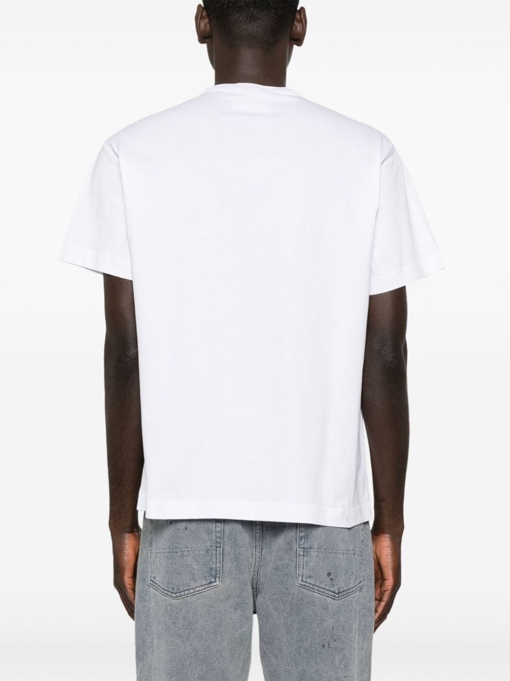 rhinestone-embellished cotton T-shirt - 4