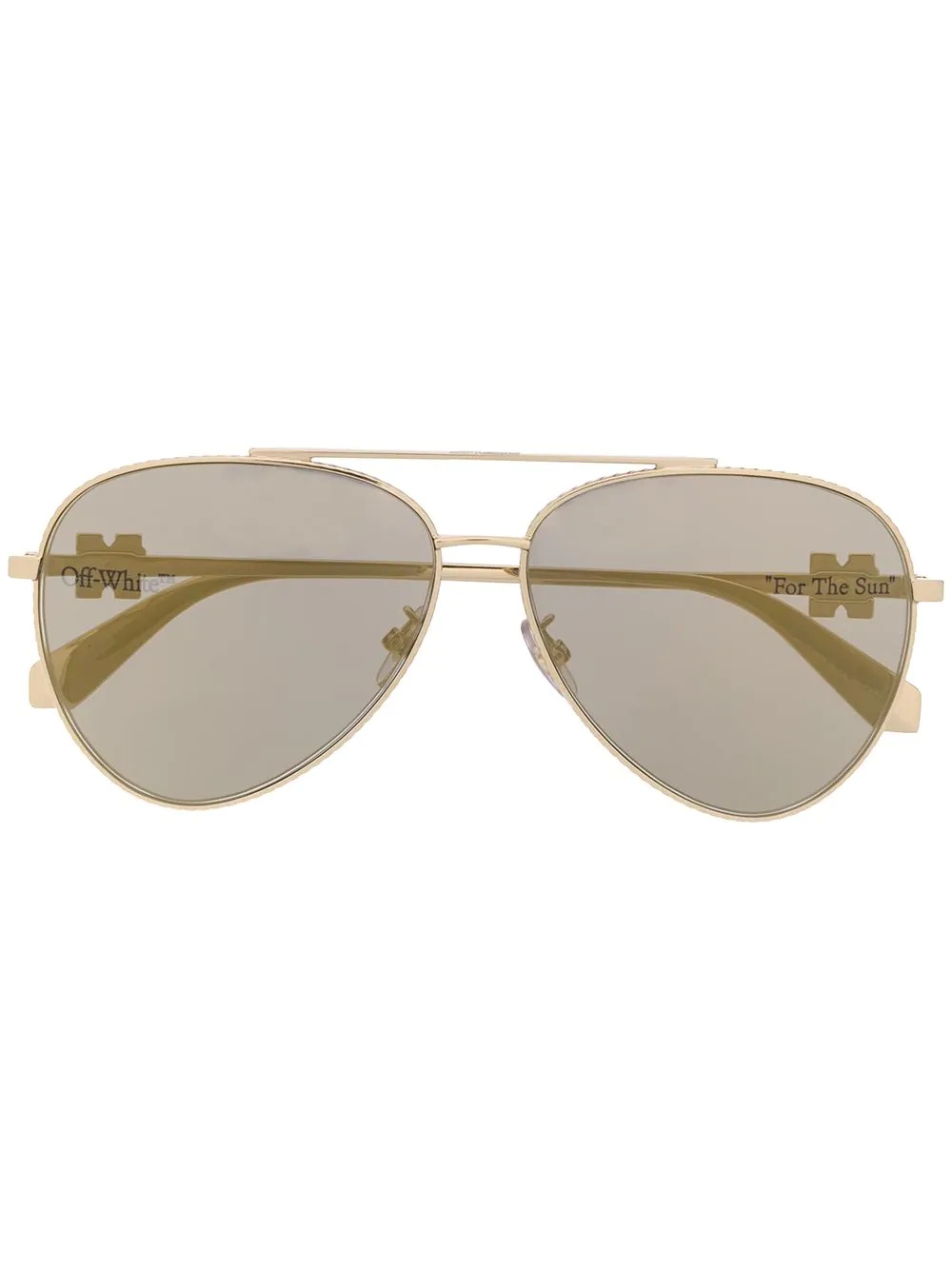 aviator-frame sunglasses - 1