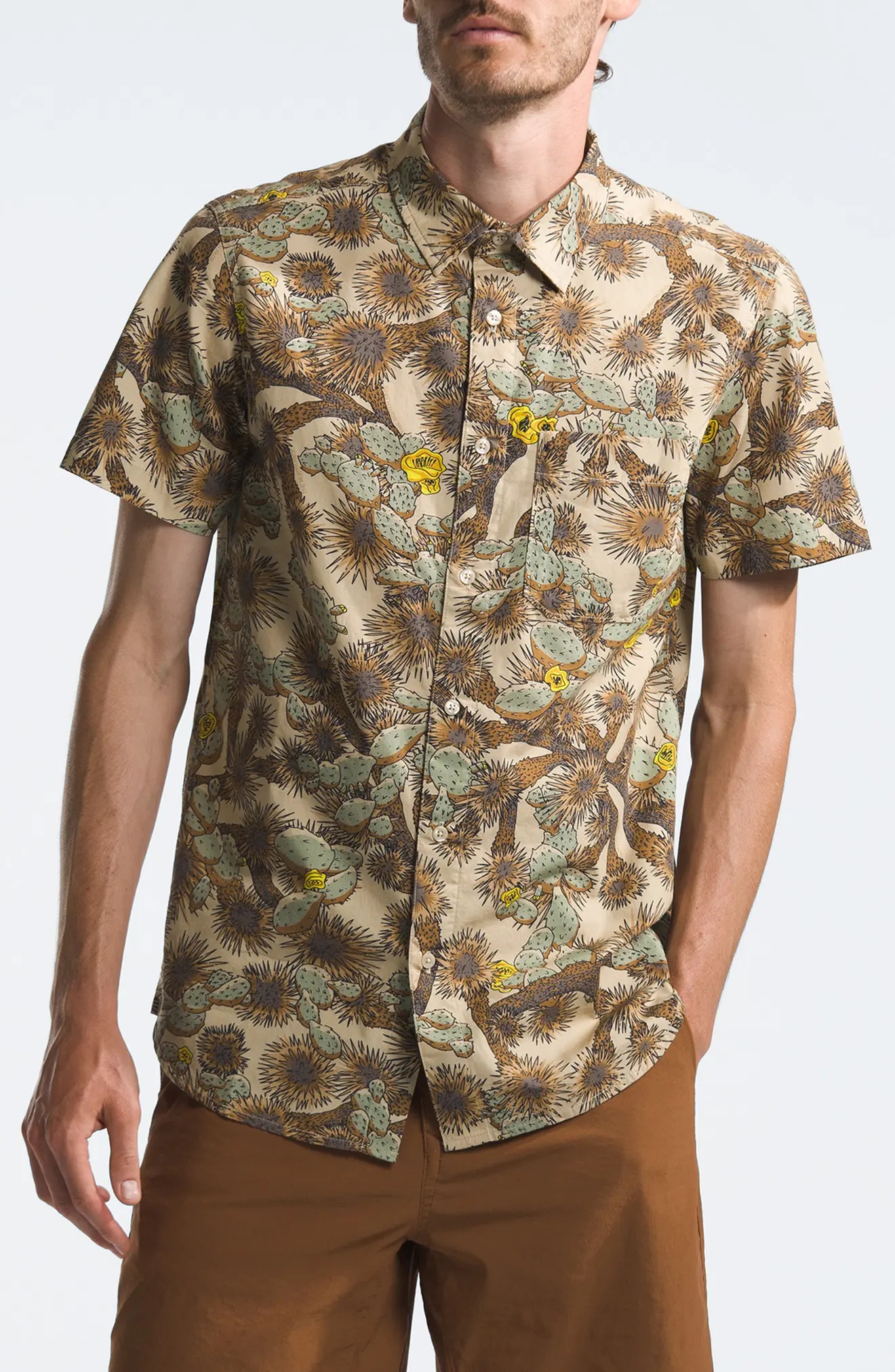 Baytrail Pattern Short Sleeve Button-Up Shirt - 1