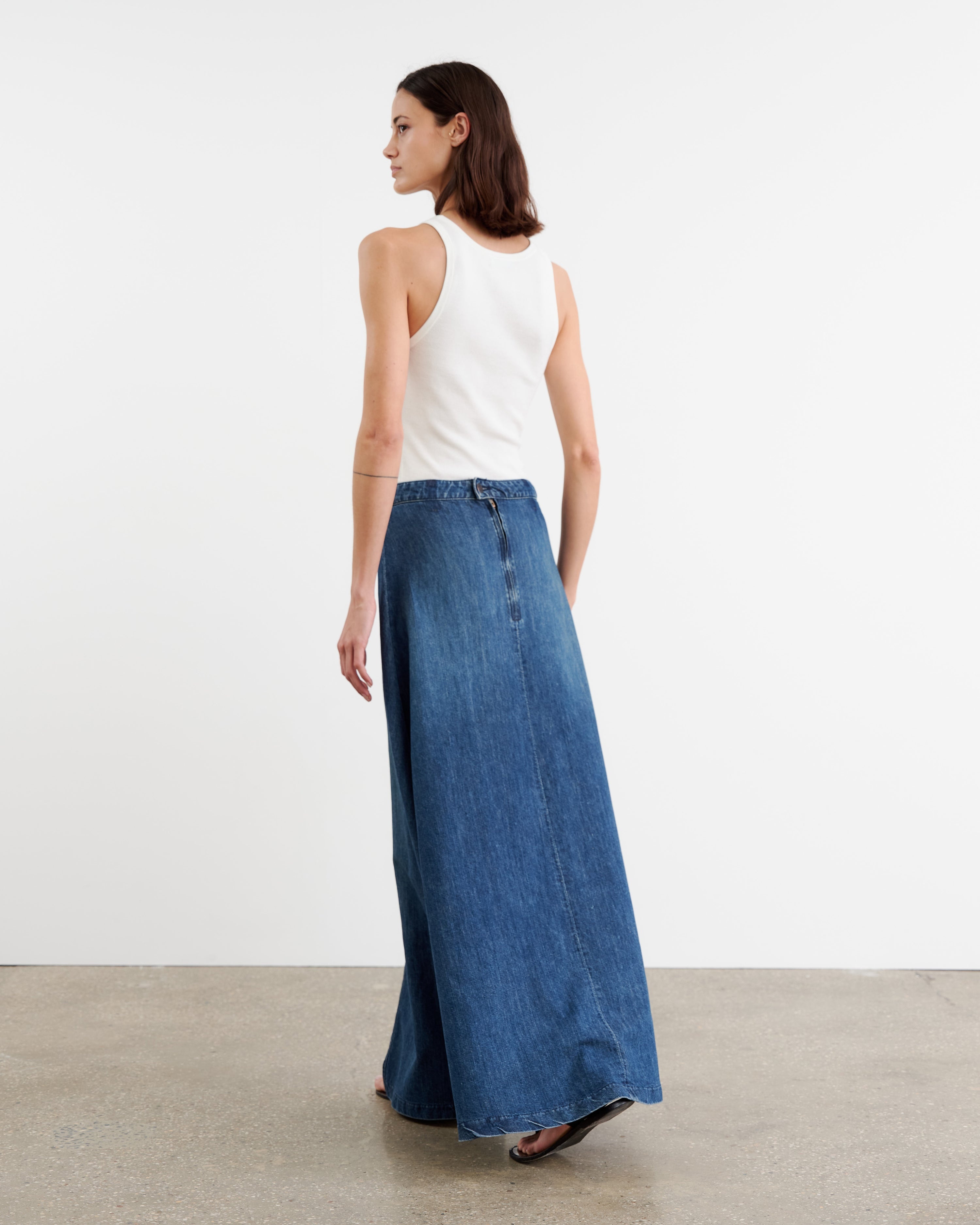 ASTRID DENIM SKIRT - 4