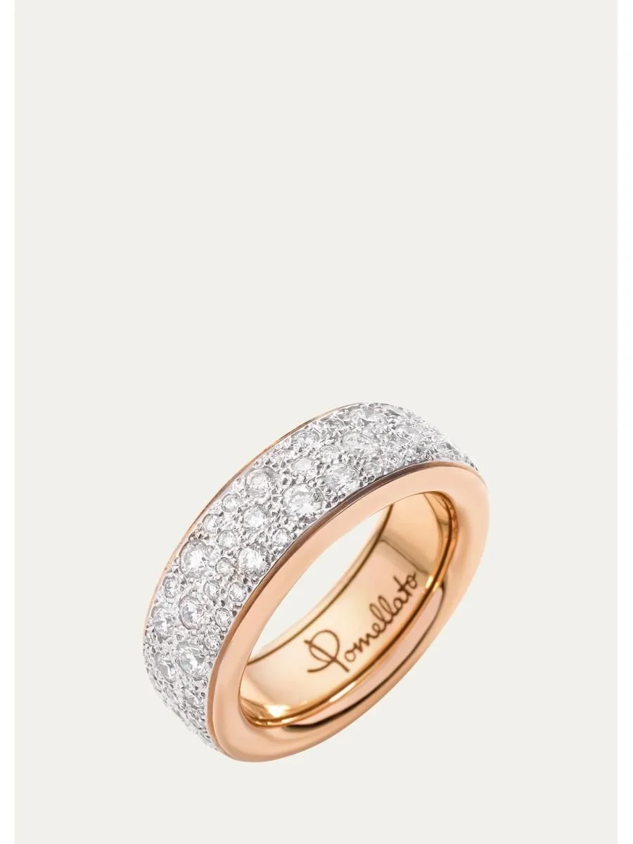 18K Iconica Slim Ring with Diamonds - 1