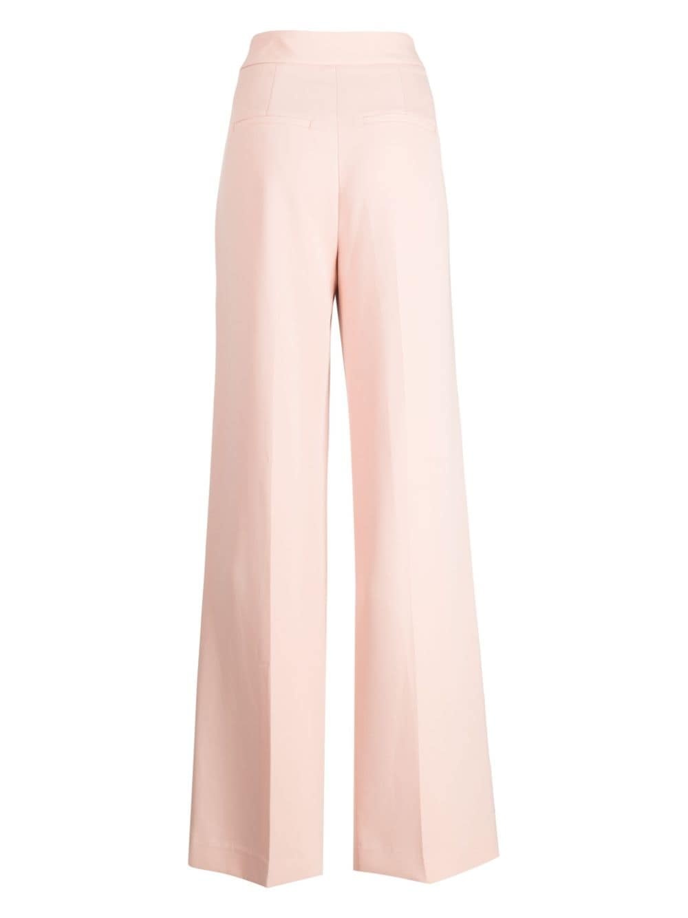 pleat-detail straight-leg trousers - 2