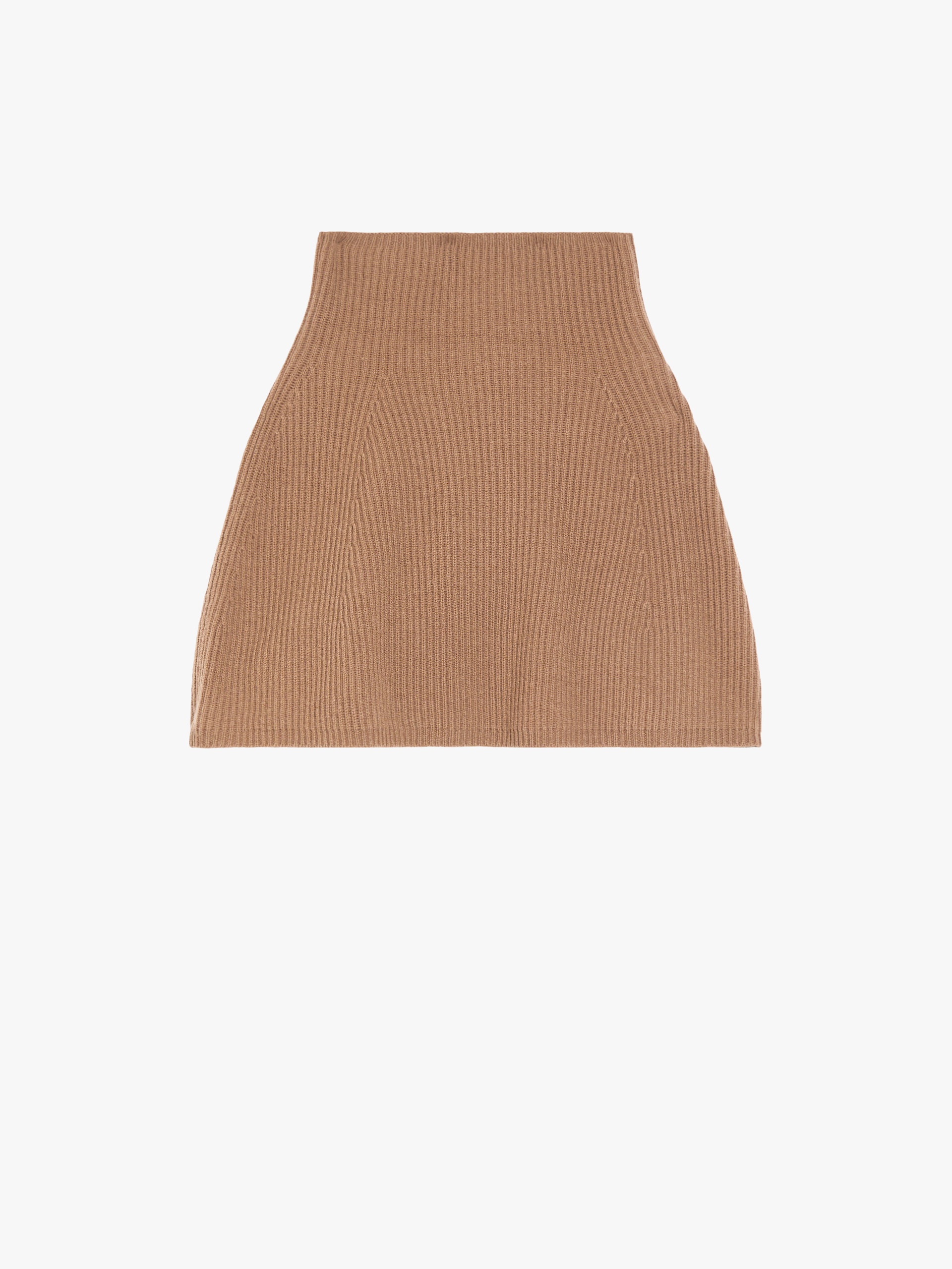 GIULIO Wool and cashmere ribbed cape - 1