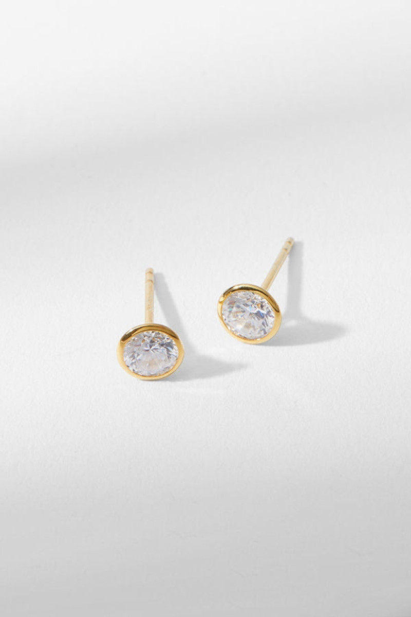 Bezel Earrings 3