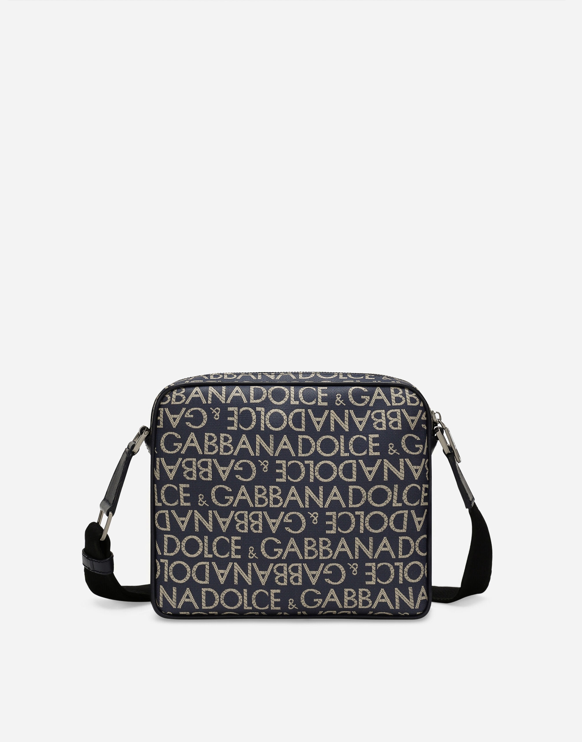Coated jacquard crossbody bag - 4