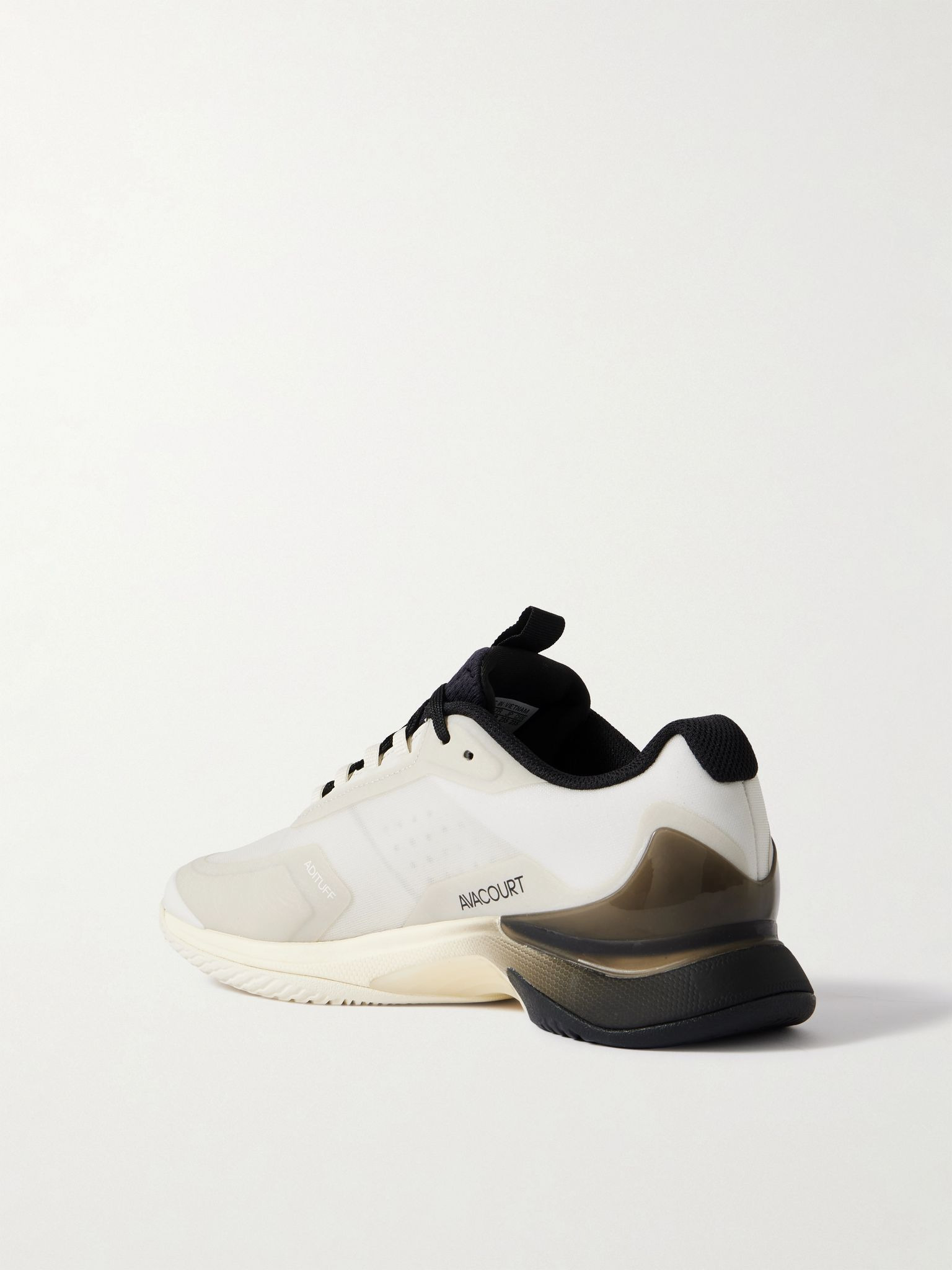+ Y-3 Avacourt 2 rubber-trimmed mesh sneakers White - 3