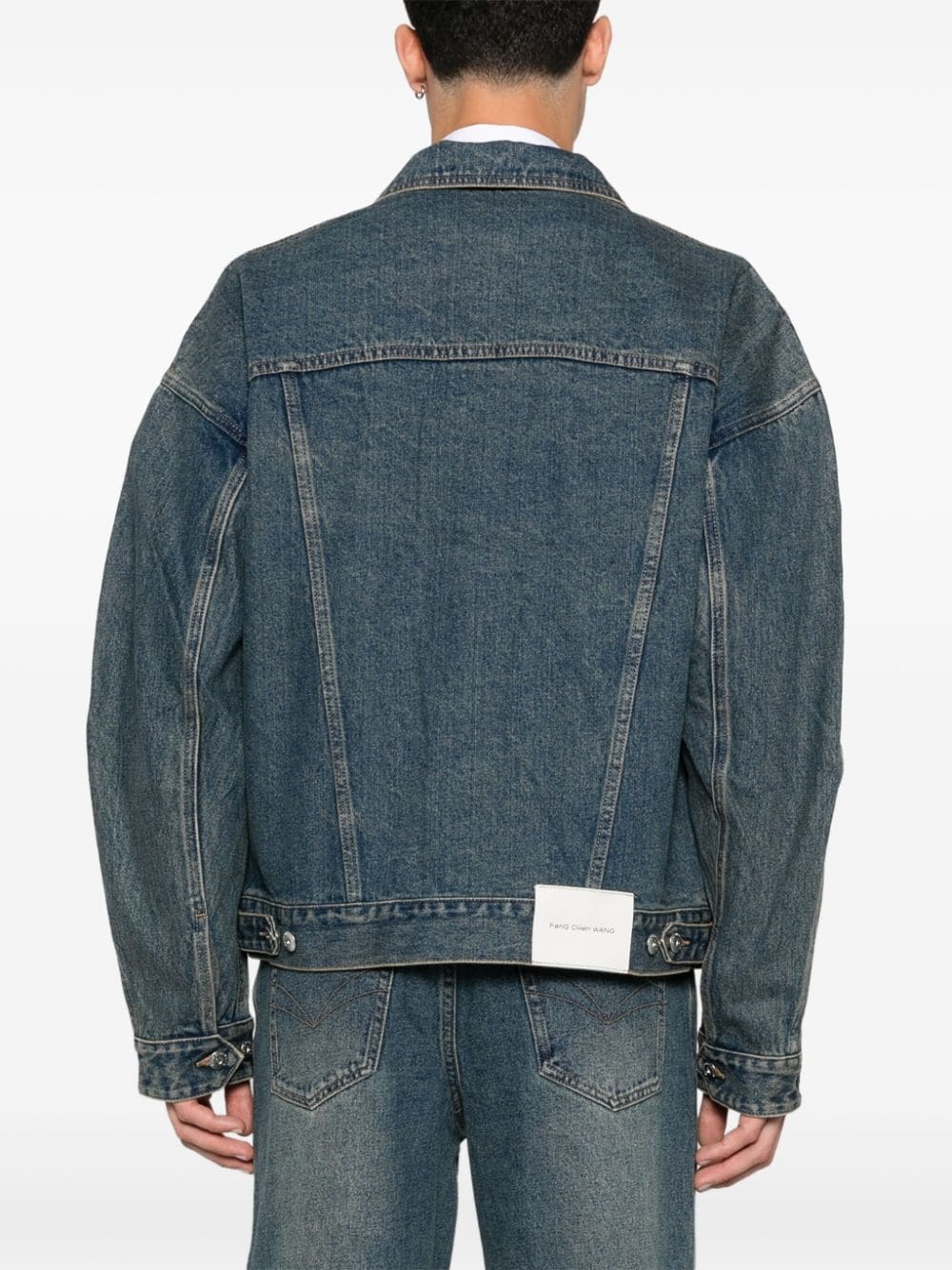 deconstructed denim jacket - 4