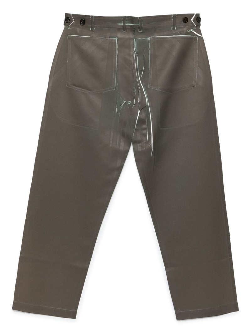 Comme des Garçons SHIRT graphic-print trousers outlook