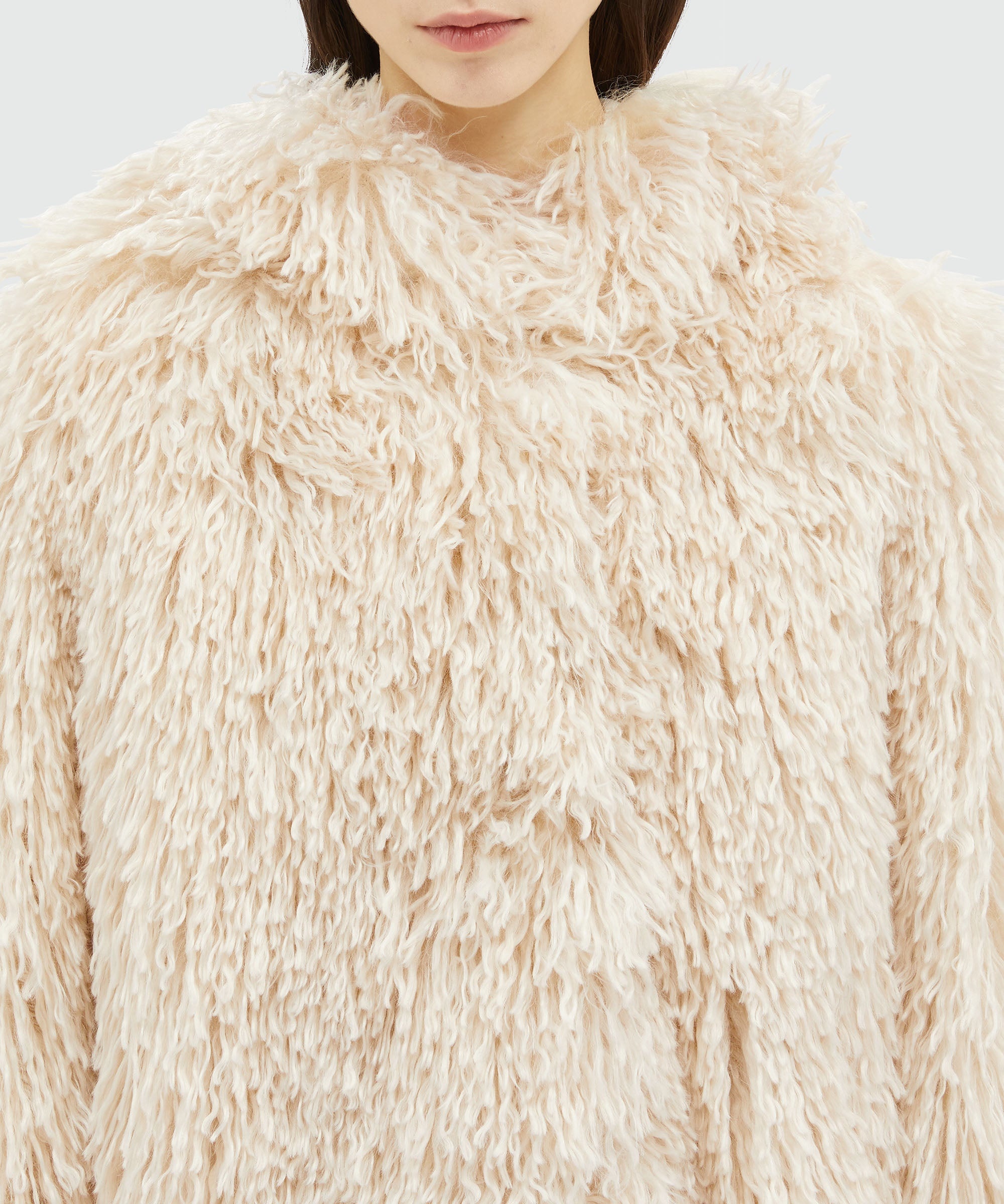 Hooded faux-fur jacket - 5
