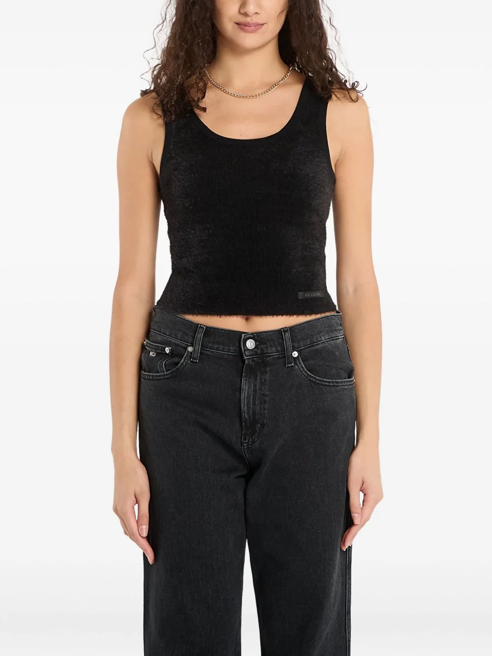 logo-patch tank top - 1