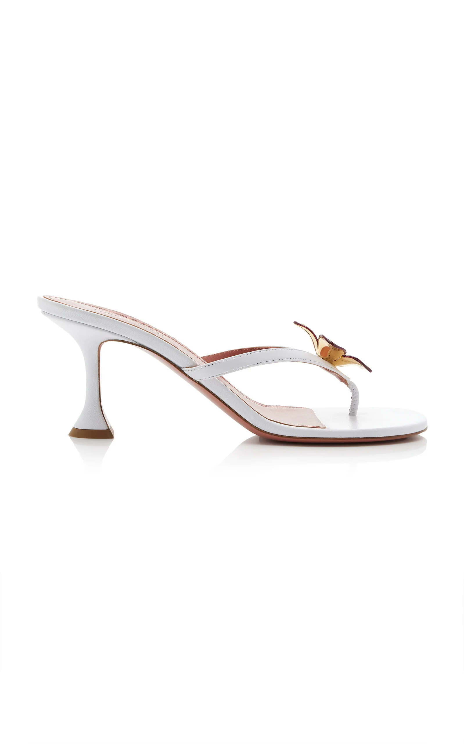 Vittoria Thong Leather Slippers - 1