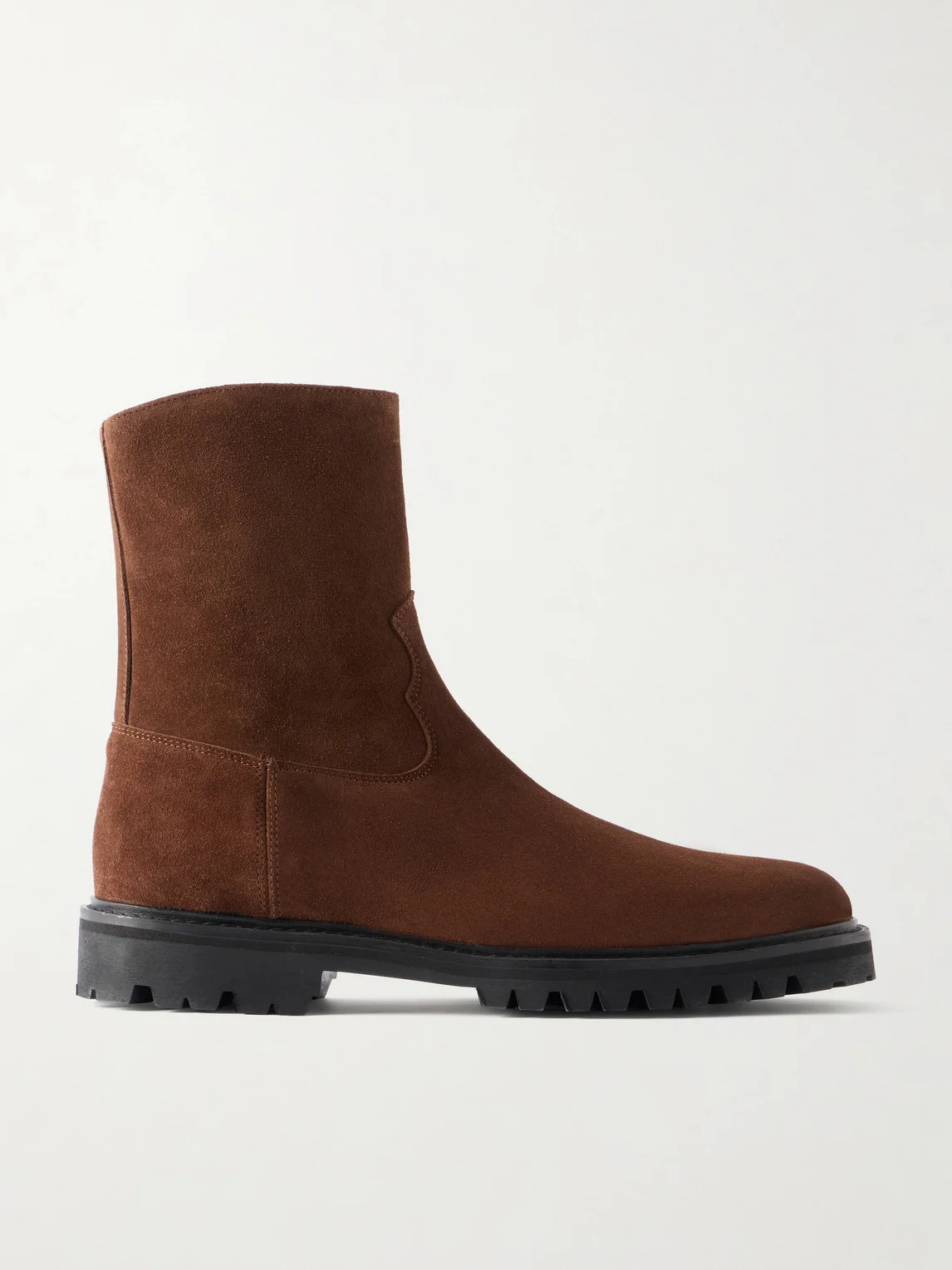 Moto Suede Boots - 1