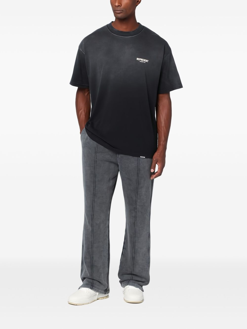 side-panel track pants - 2