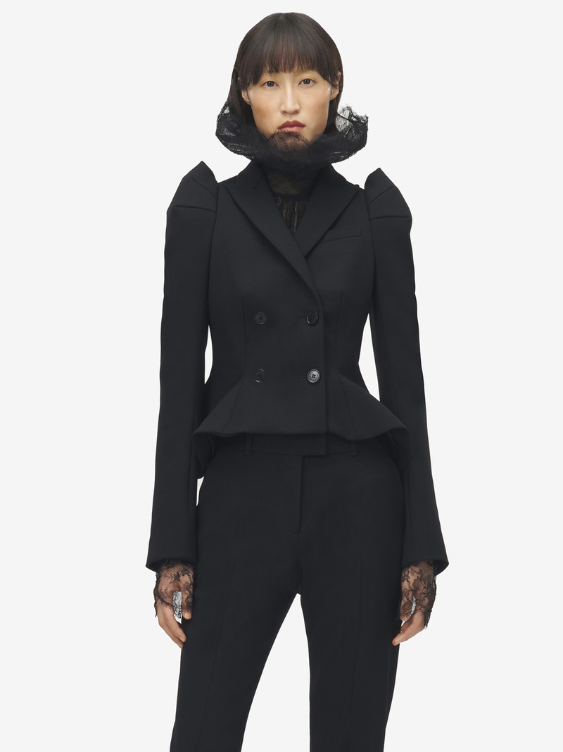 Alexander McQueen Shoulder Double-breasted Jacket outlook