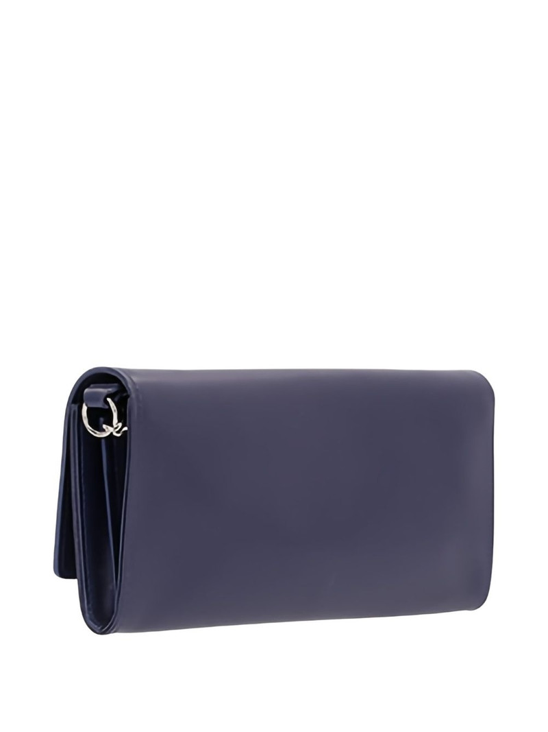 Longchamp horse-rider logo chain wallet outlook