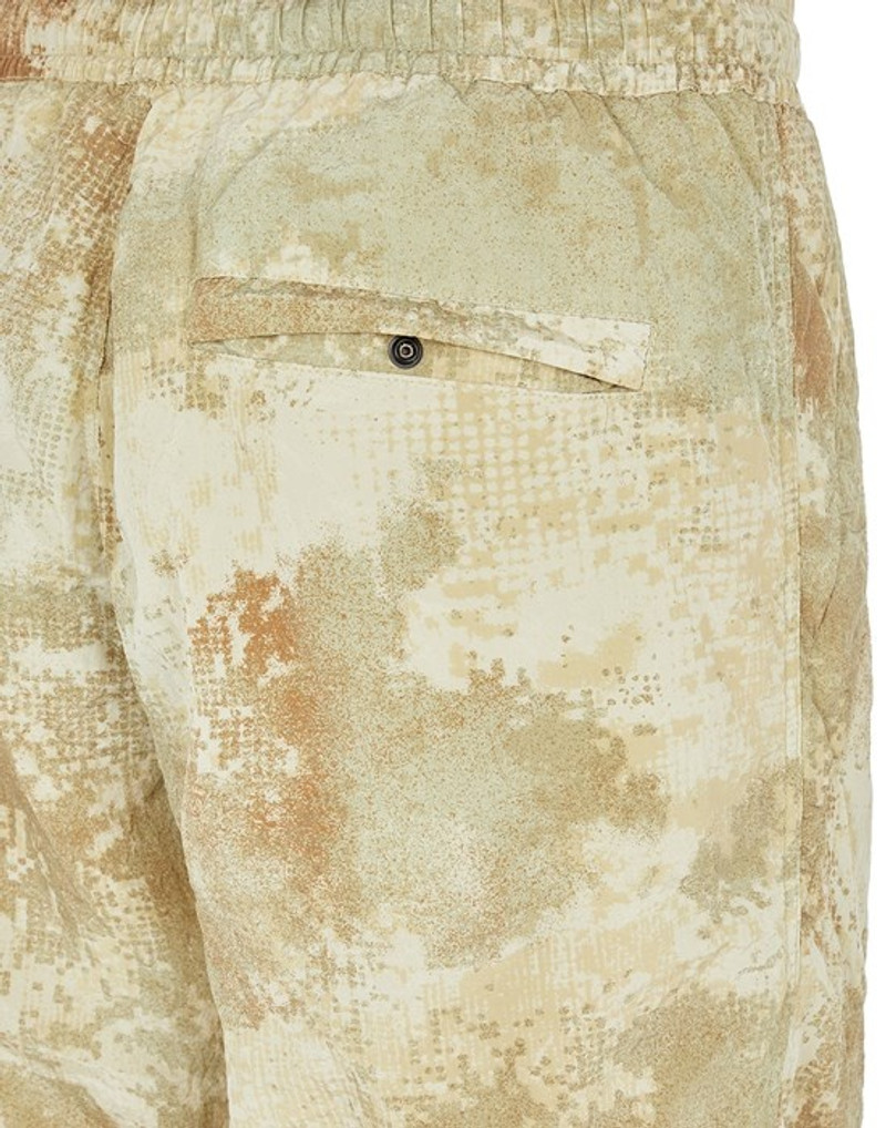 662E1 DISSOLVING GRID CAMO ON ECONYL® REGENERATED NYLON ECRU 4
