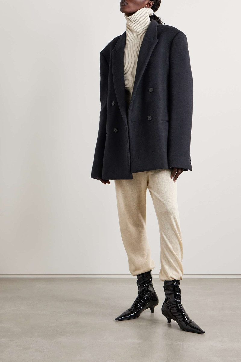 The Row Wilsonia double-breasted cashmere blazer outlook