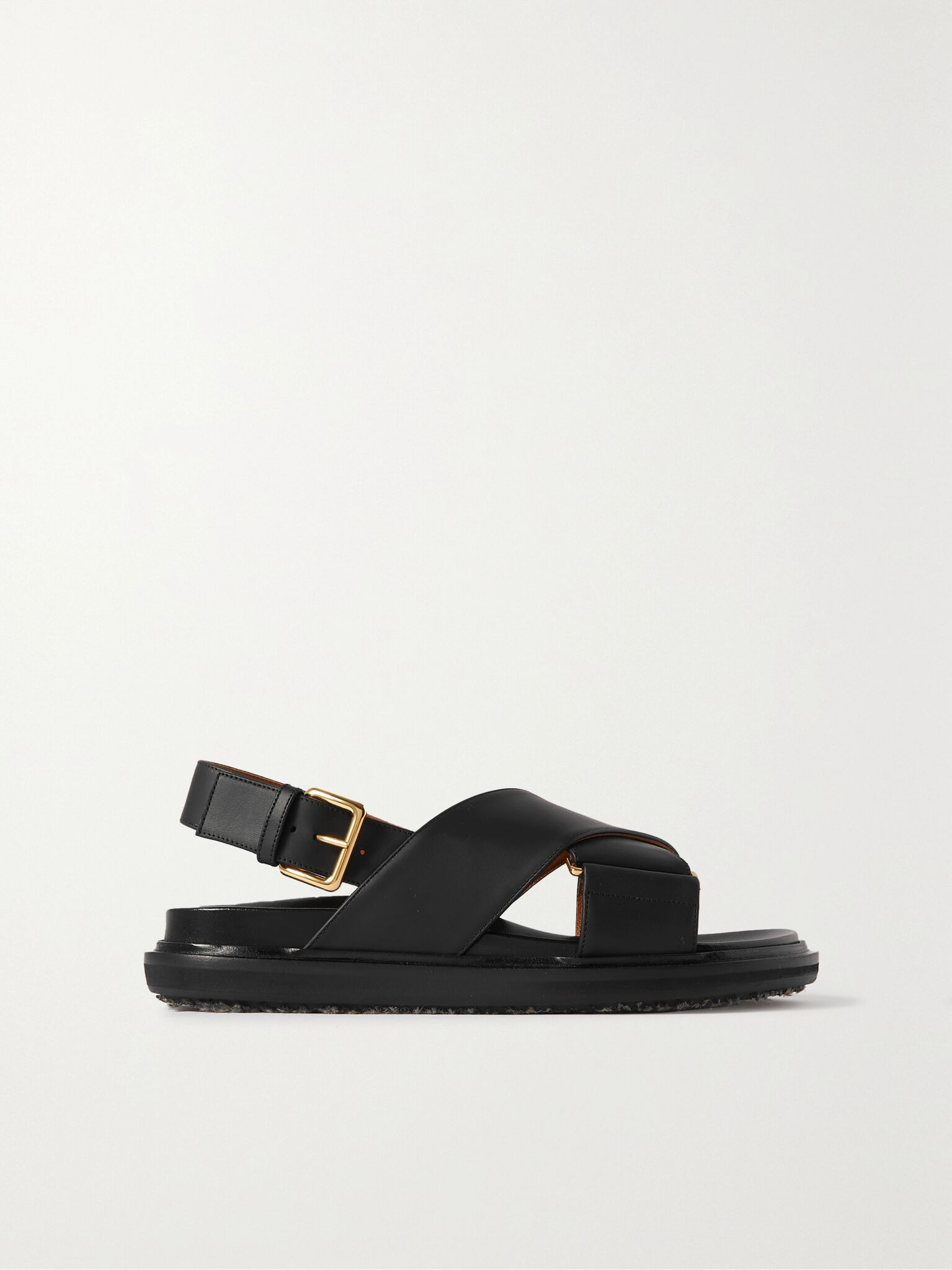 Fussbett leather slingback sandals Black - 1