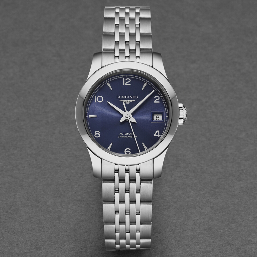 Longines Record Automatic Blue Dial Ladies Watch L2.320.4.96.6 - 4