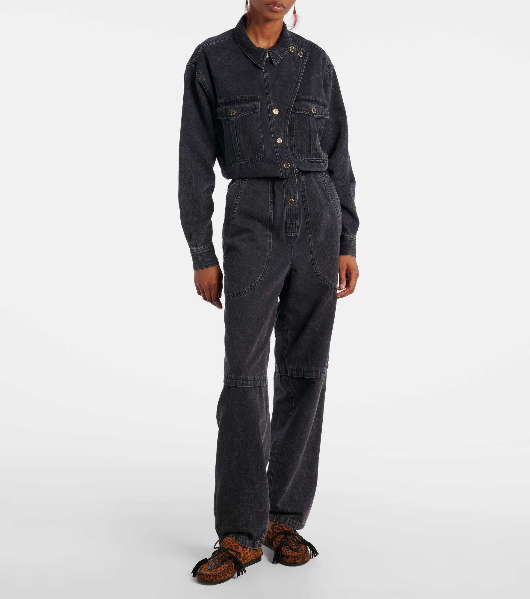 Denim jumpsuit - 7