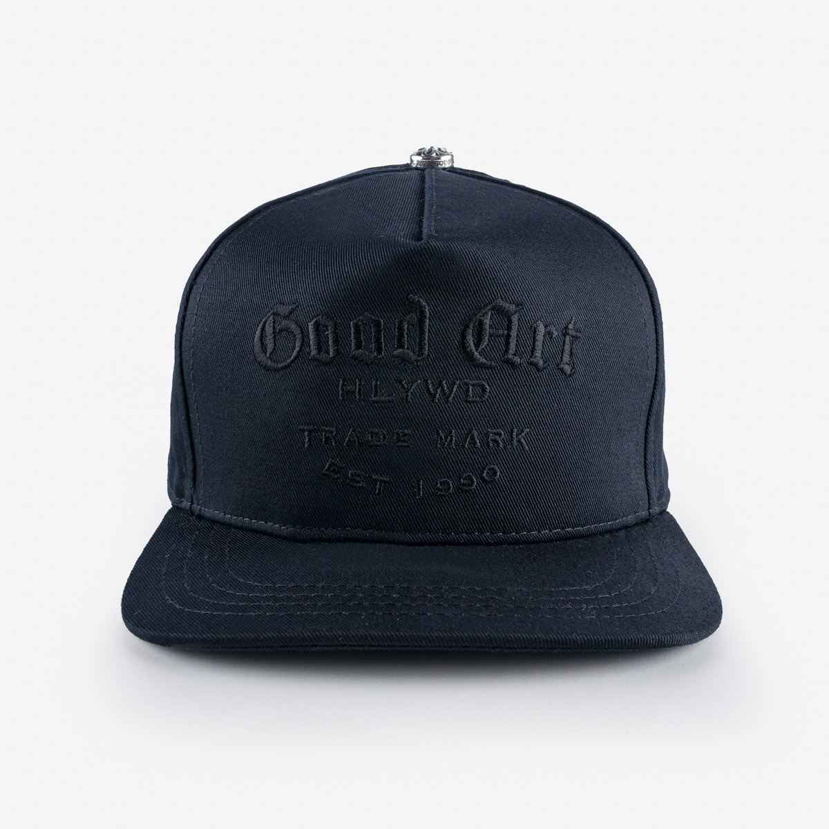 HCS-TRK-BLK GOOD ART HLYWD Trunk Logo High Crown Snapback Cap - Black - 2