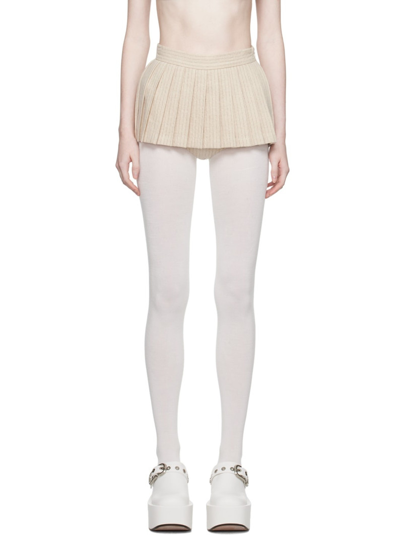 SSENSE Exclusive Beige Skort 1