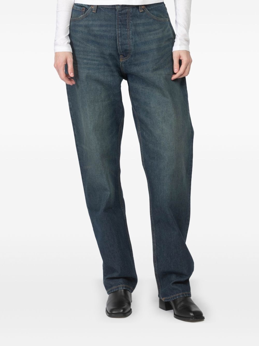 straight-leg jeans - 2