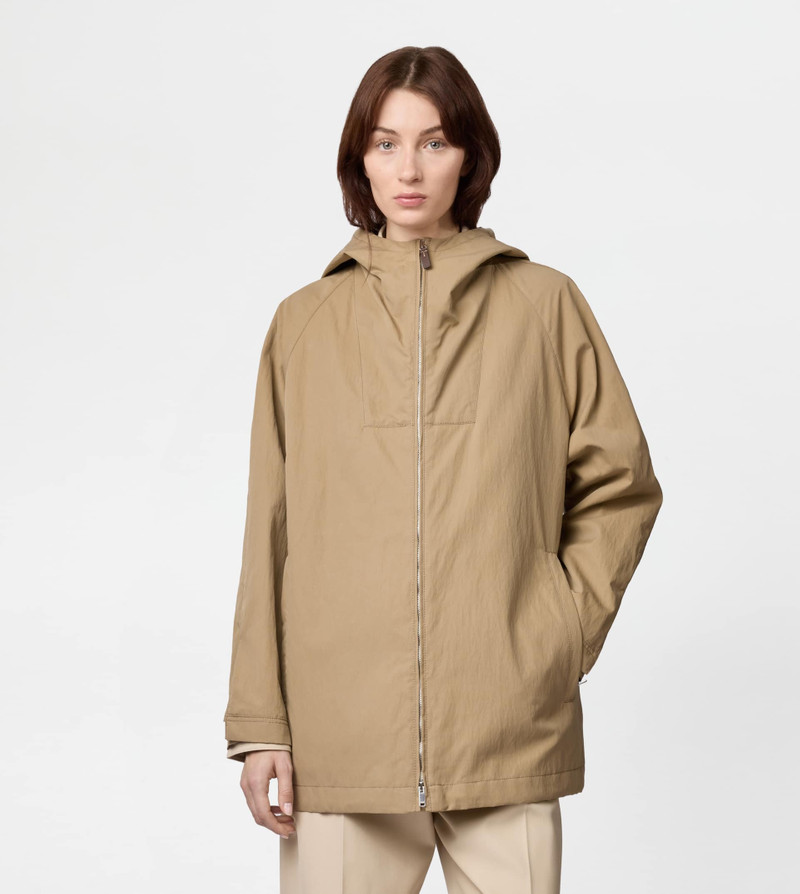 Tod's WINDBREAKER IN TECHNICAL COTTON - BROWN outlook