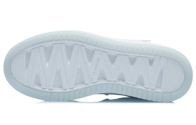 (WMNS) Li-Ning Classic Skateboarding 'White Blue' AGCR304-1 - 5