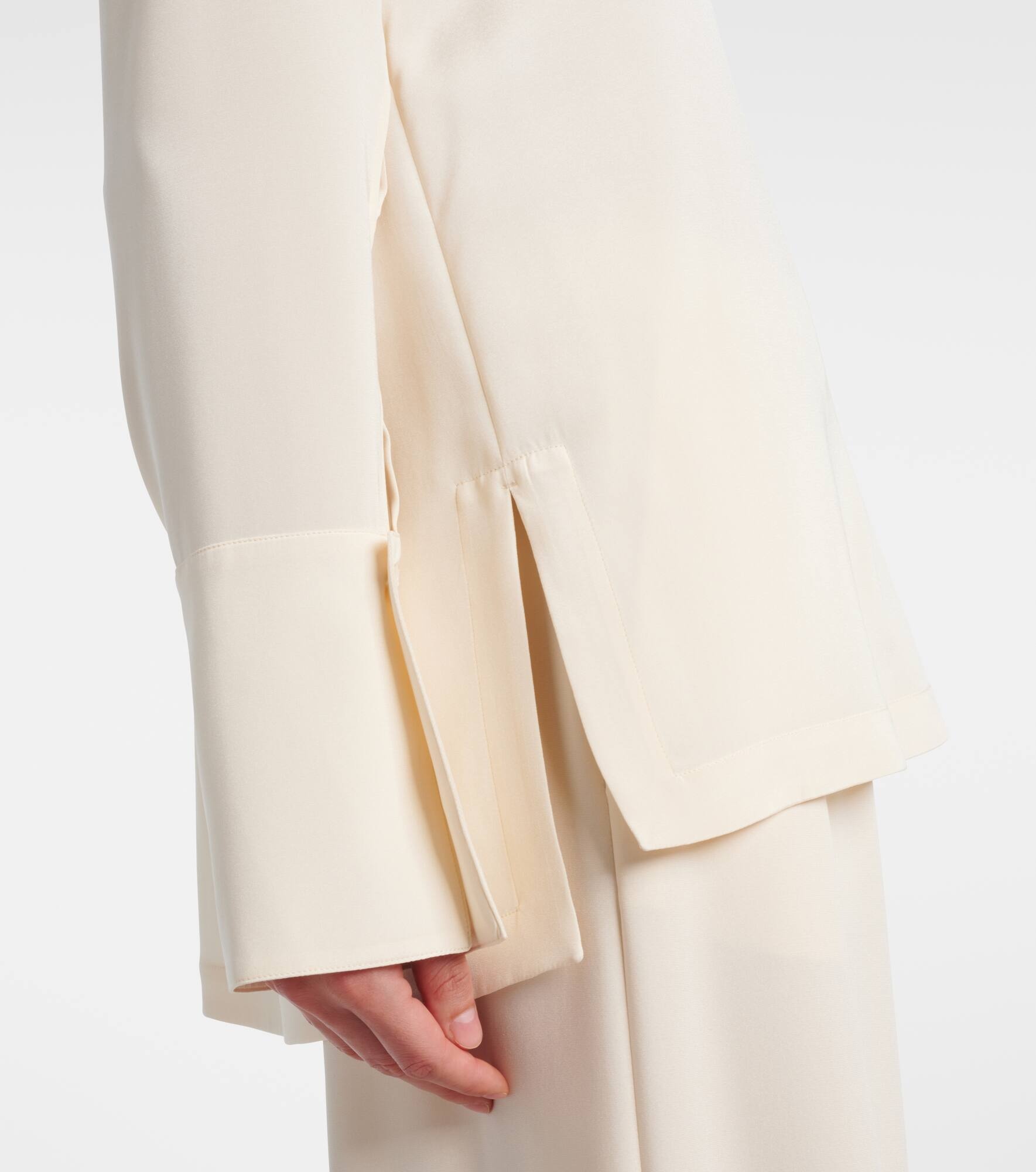 Dover silk-blend cady shirt - 5