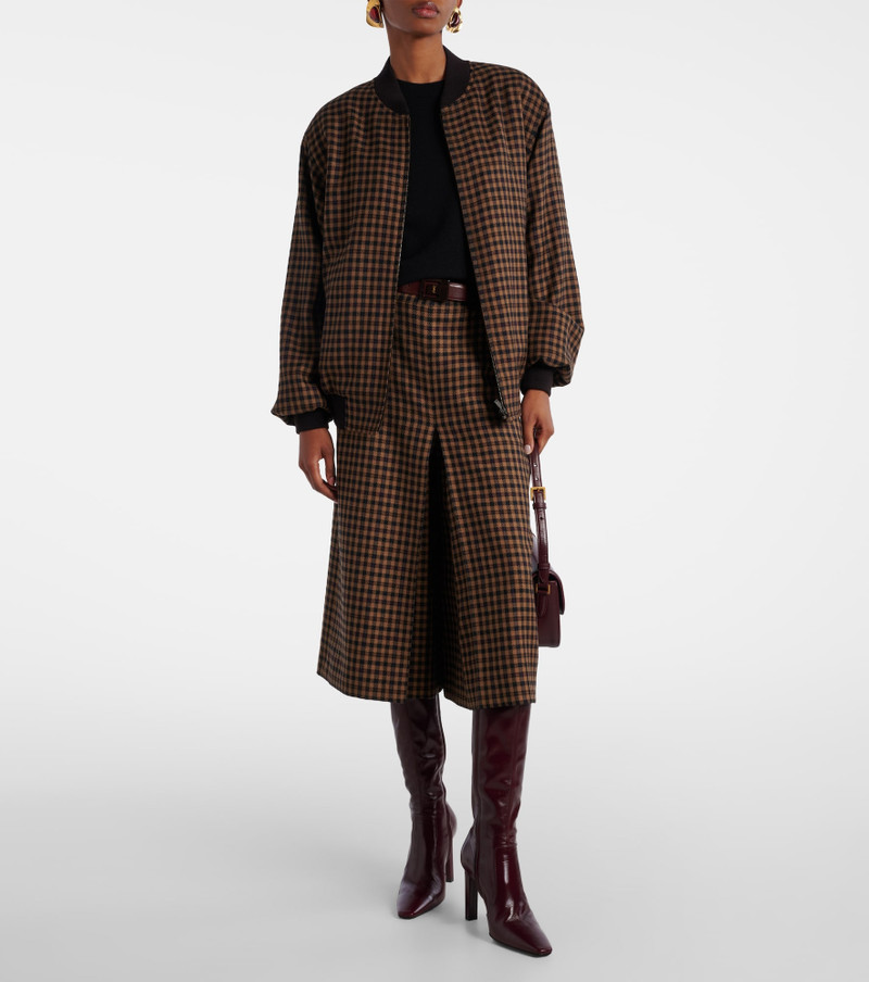 SAINT LAURENT Wool teddy bomber jacket outlook