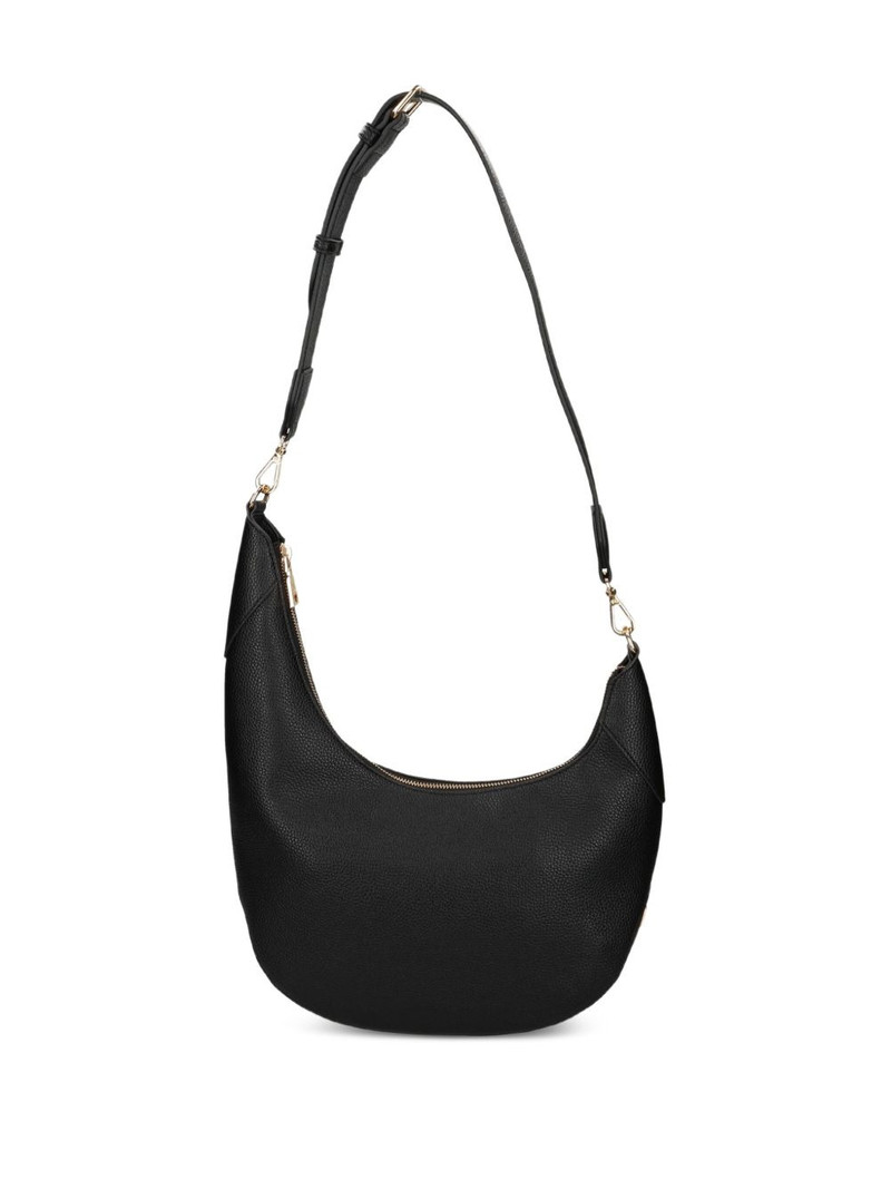 Moschino logo-plaque crescent shoulder bag outlook