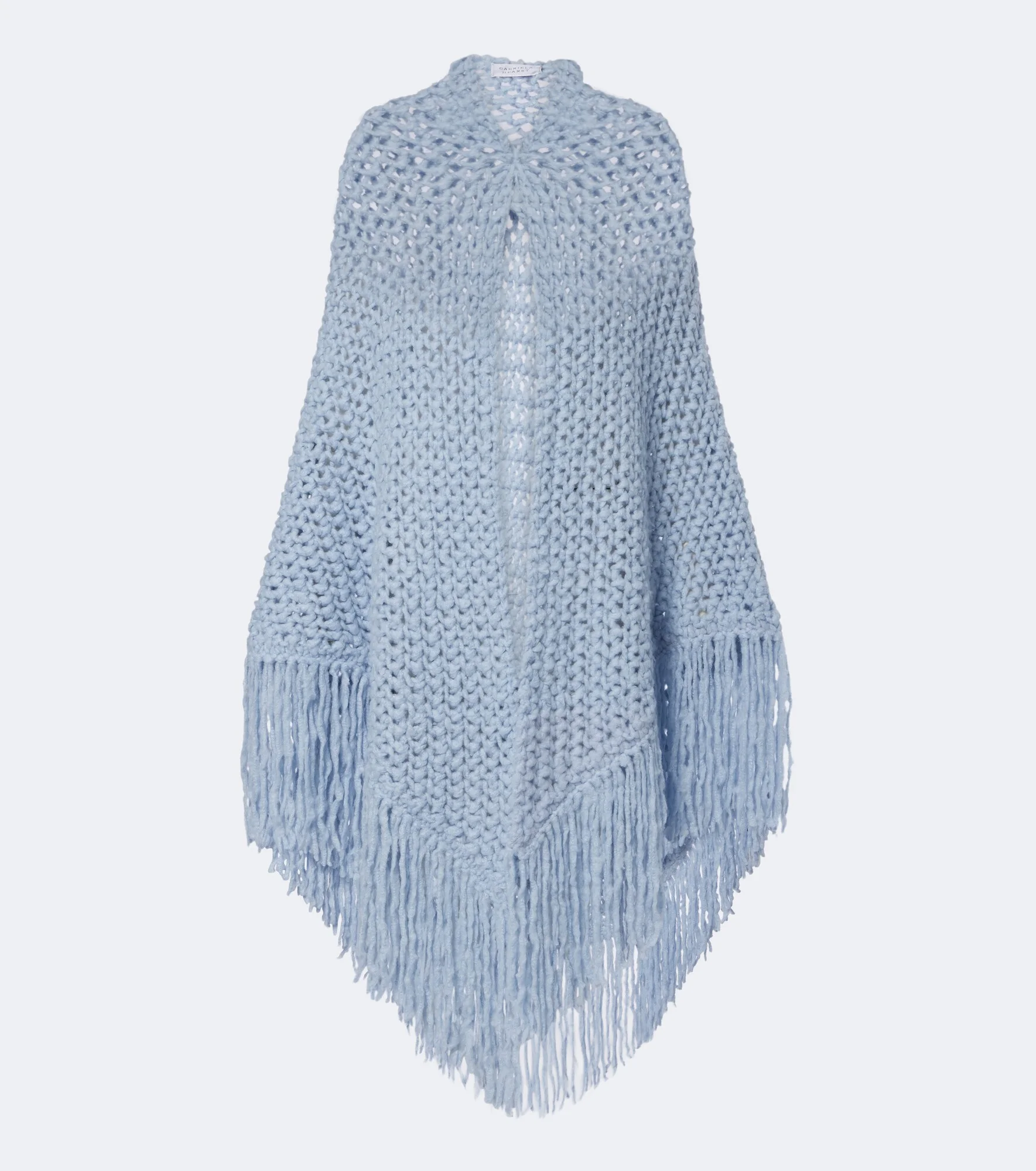Lauren fringed cashmere shawl - 1