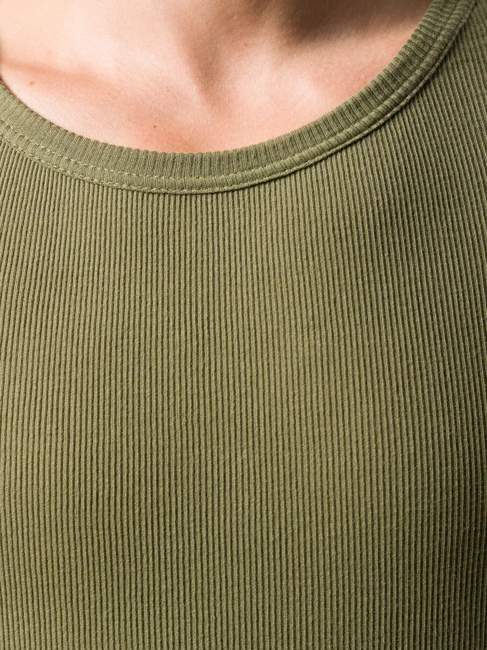 long-sleeve ribbed T-shirt - 5