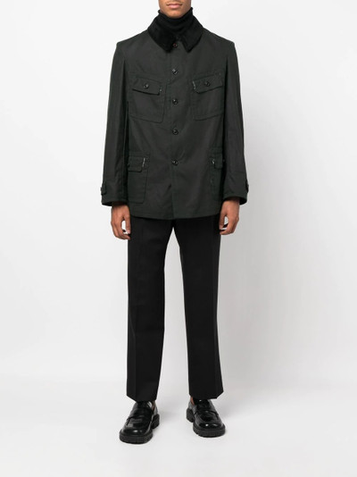 Maison Margiela four-stitch tapered trousers outlook