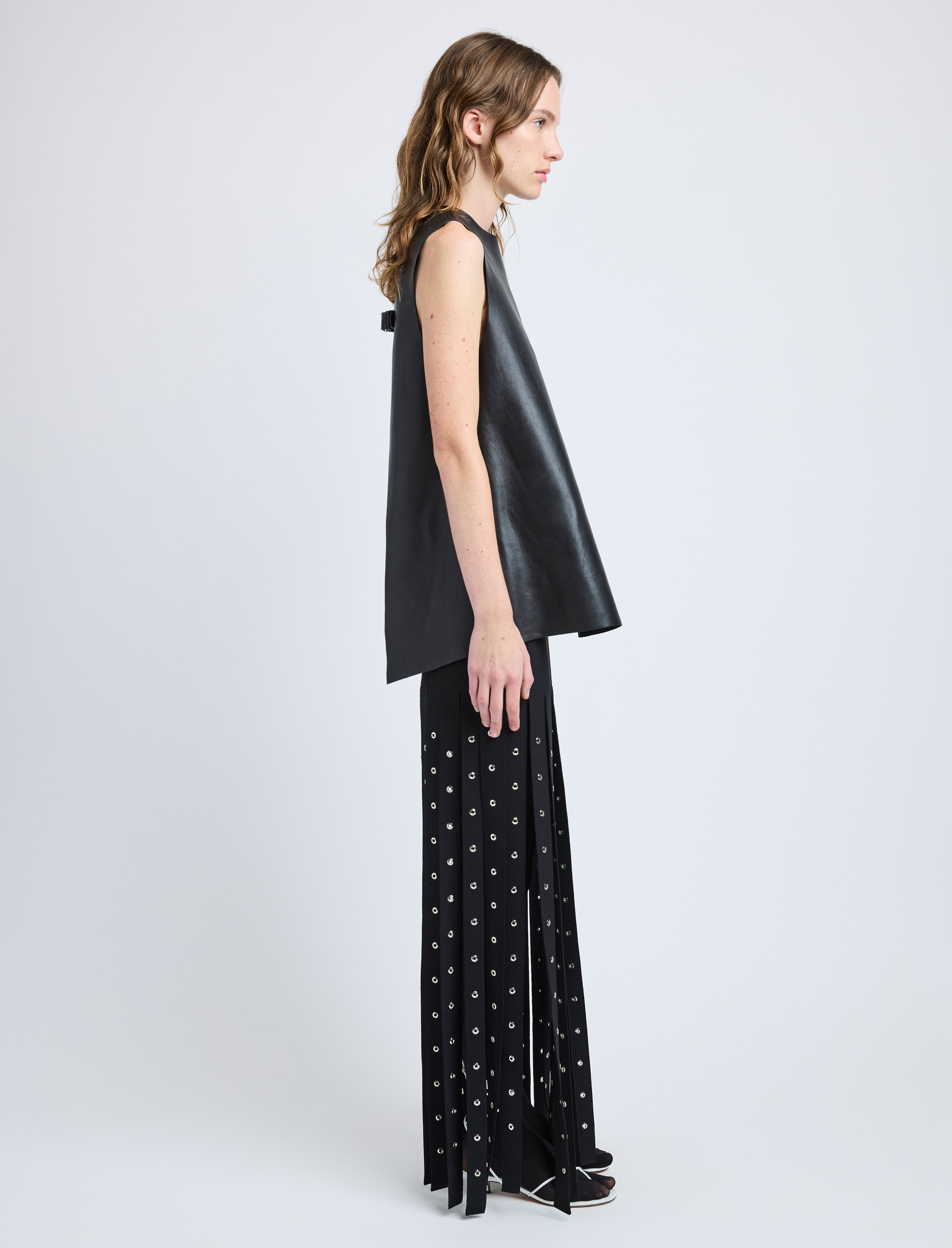 Effe Skirt in Compact Viscose Knit - 3