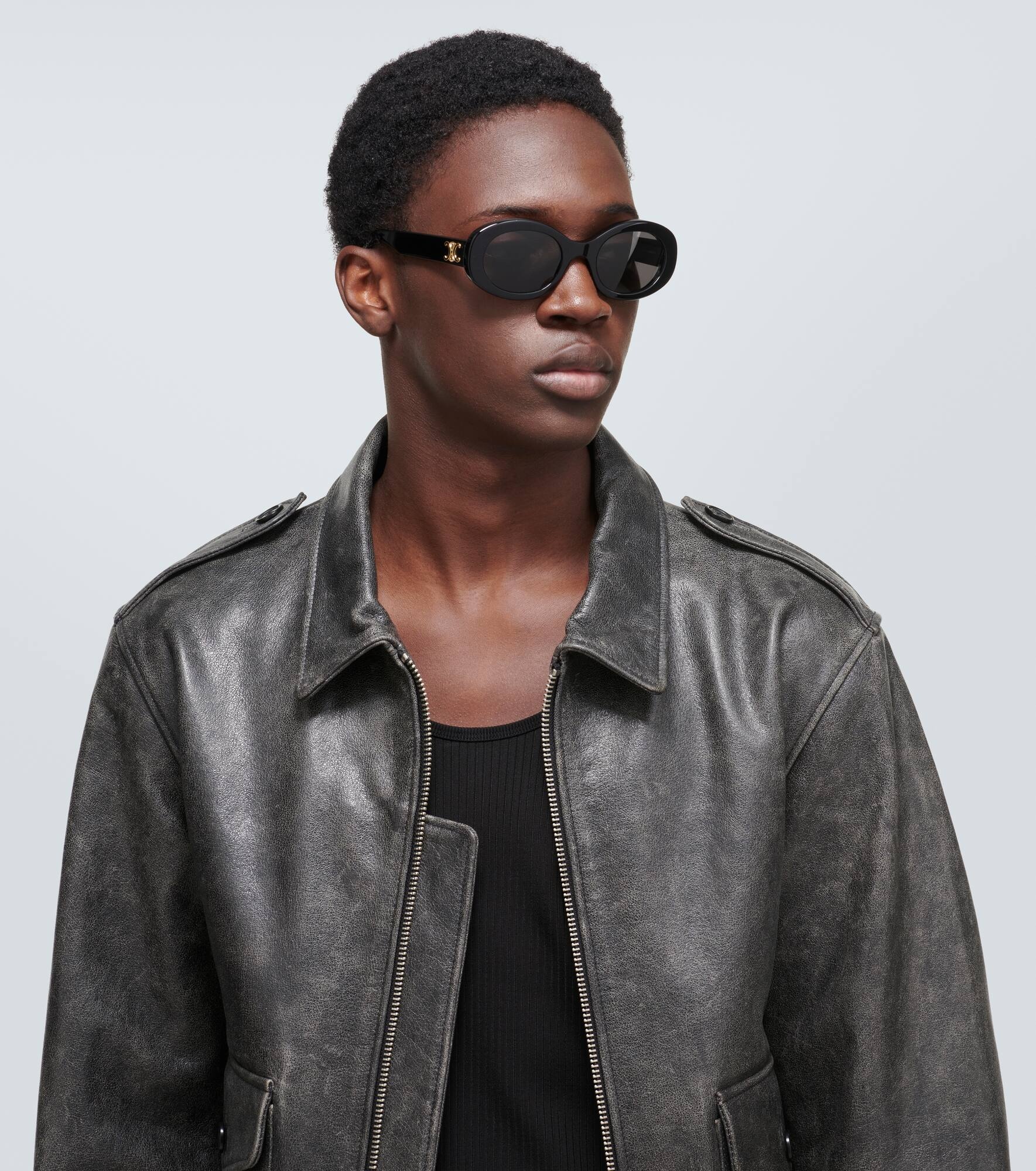 Triomphe 01 oval sunglasses - 2