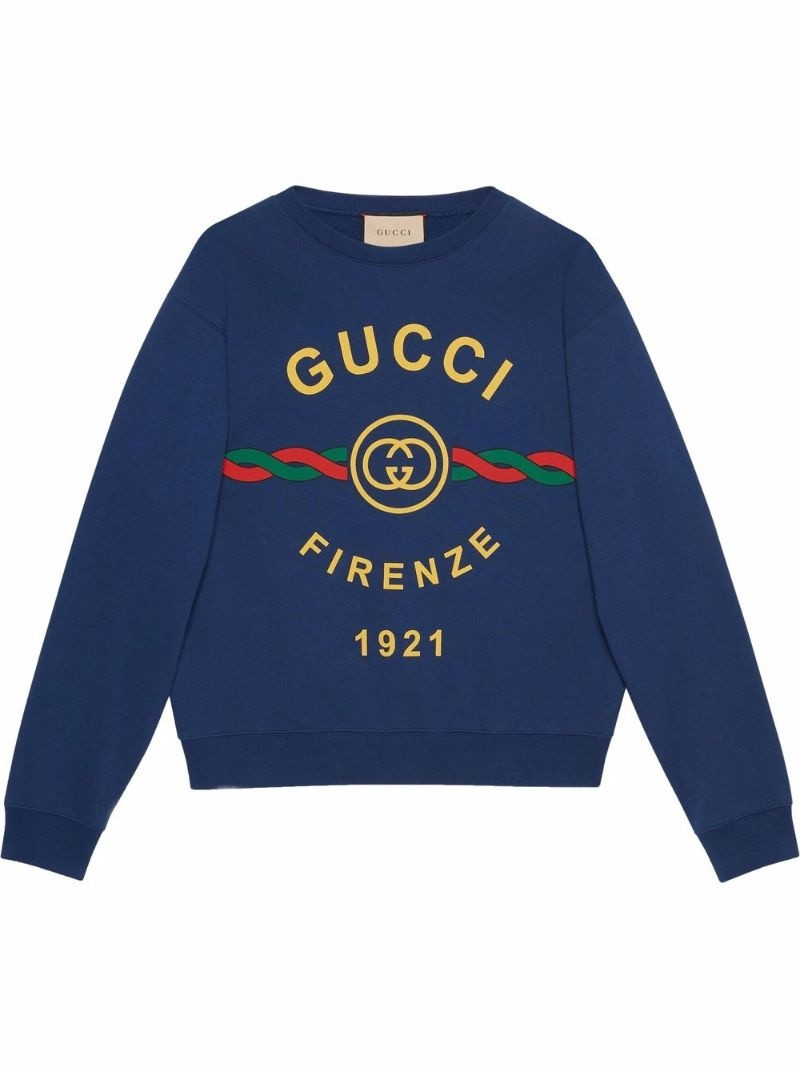 Cotton 'Gucci Firenze 1921' 스웨터 - 1
