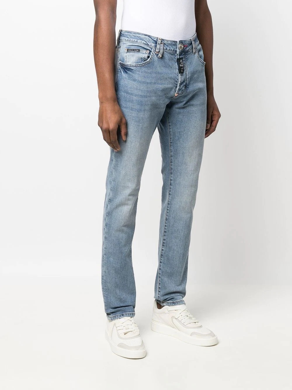 straight-cut denim jeans - 3