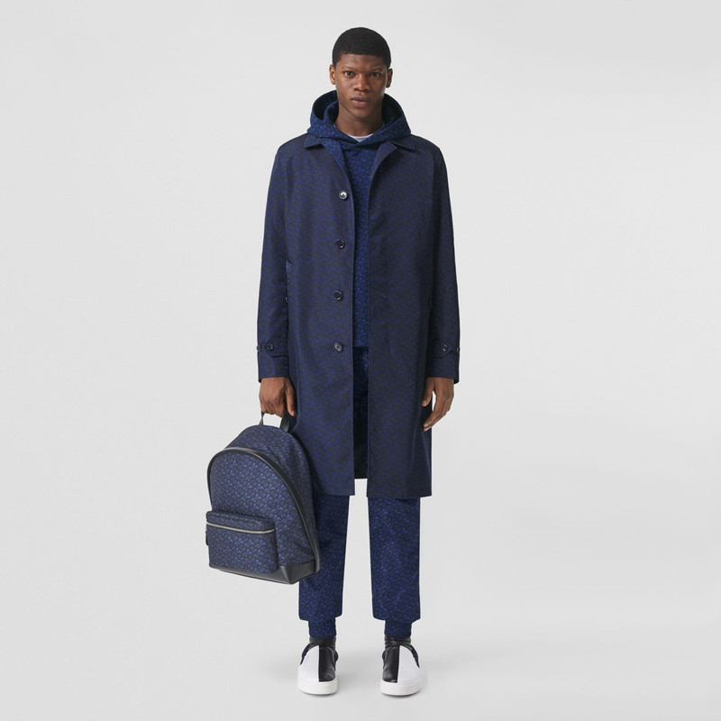 Burberry Monogram Print Nylon Car Coat outlook