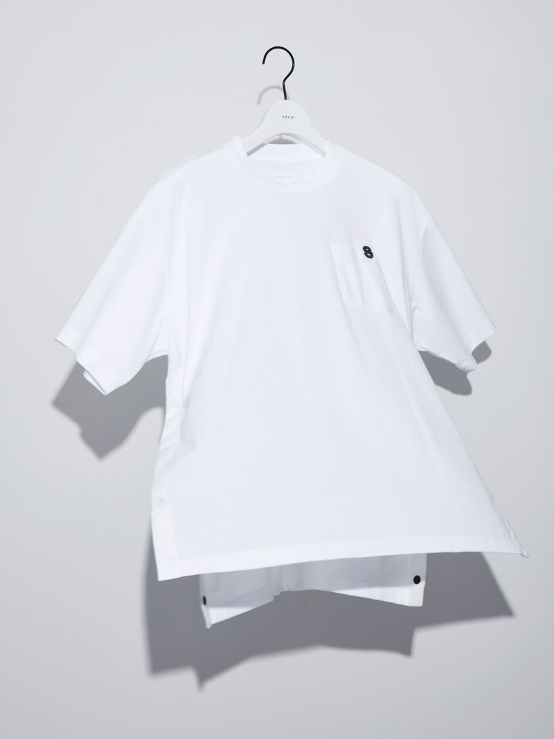 sacai s Cotton Jersey T-Shirt outlook