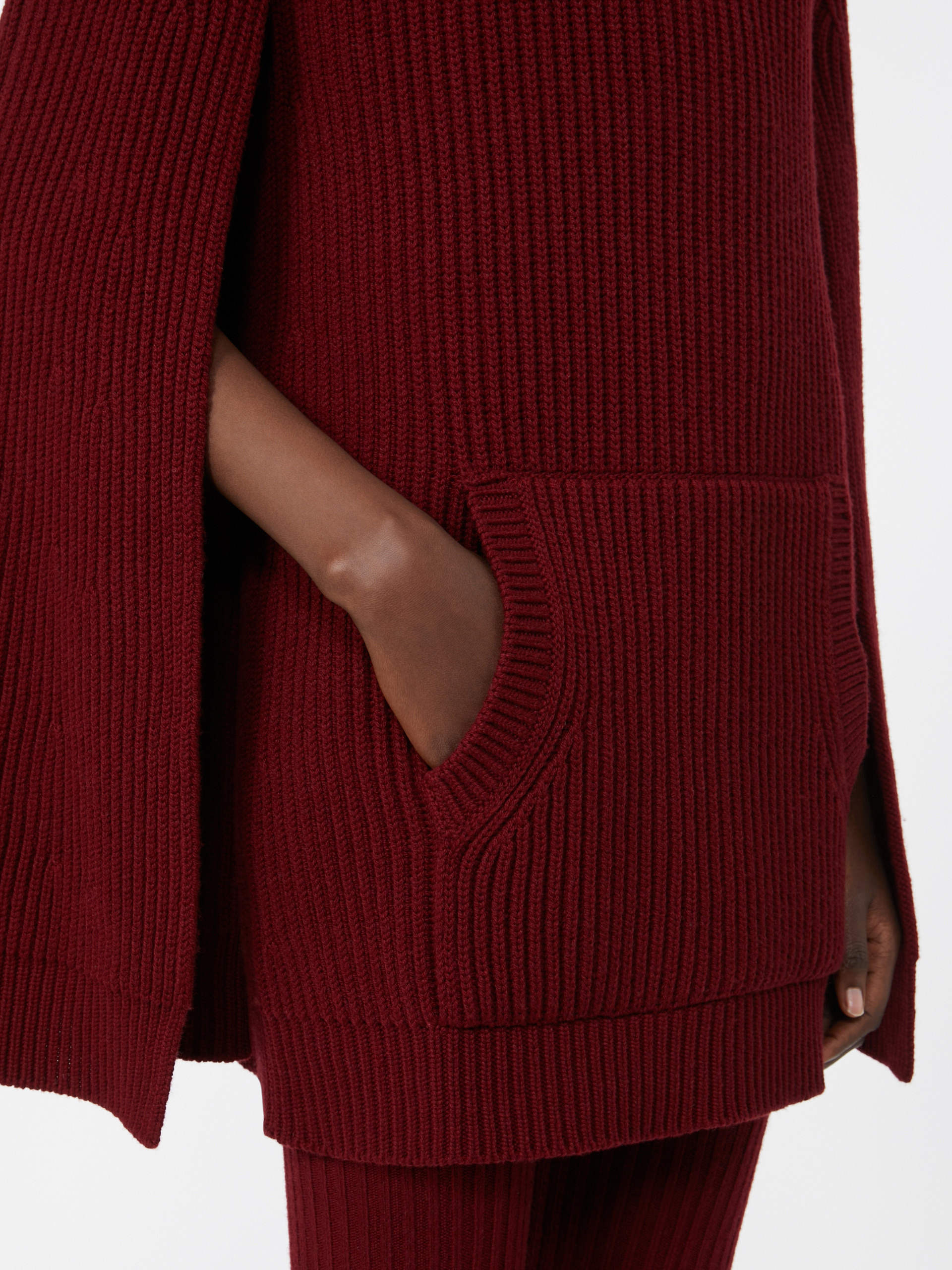 ASTORIA1234 Wool and cashmere cape dress - 6