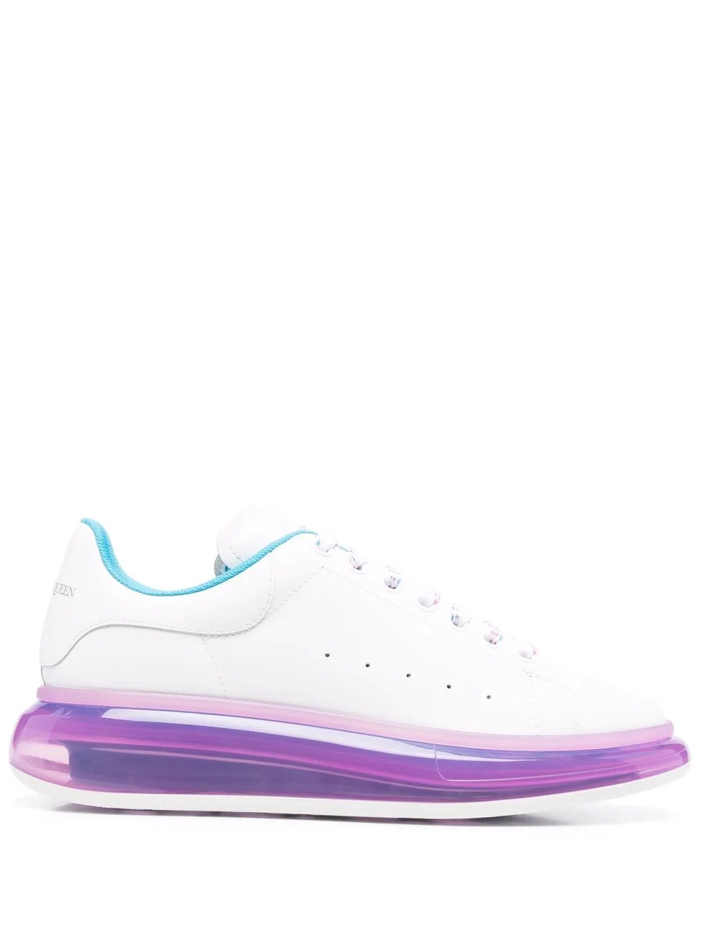 oversize-sole lace-up sneakers - 1