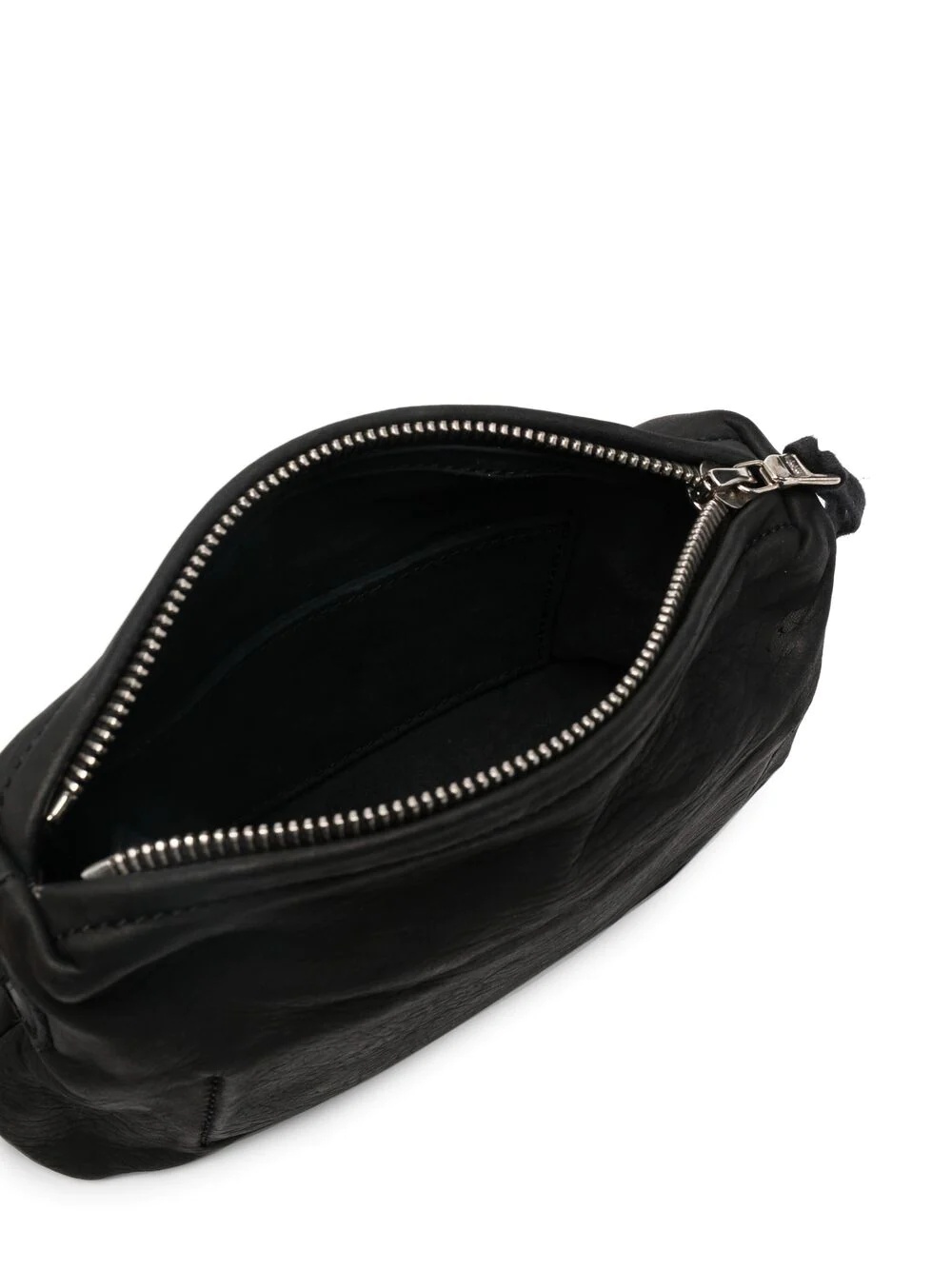 zipped leather shoulder bag - 5