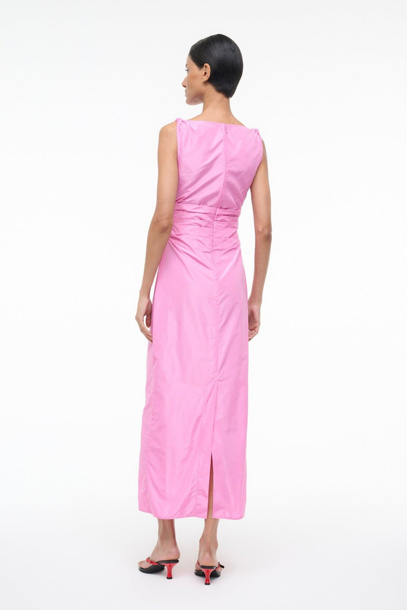 STAUD CALLIE DRESS ORCHID 4