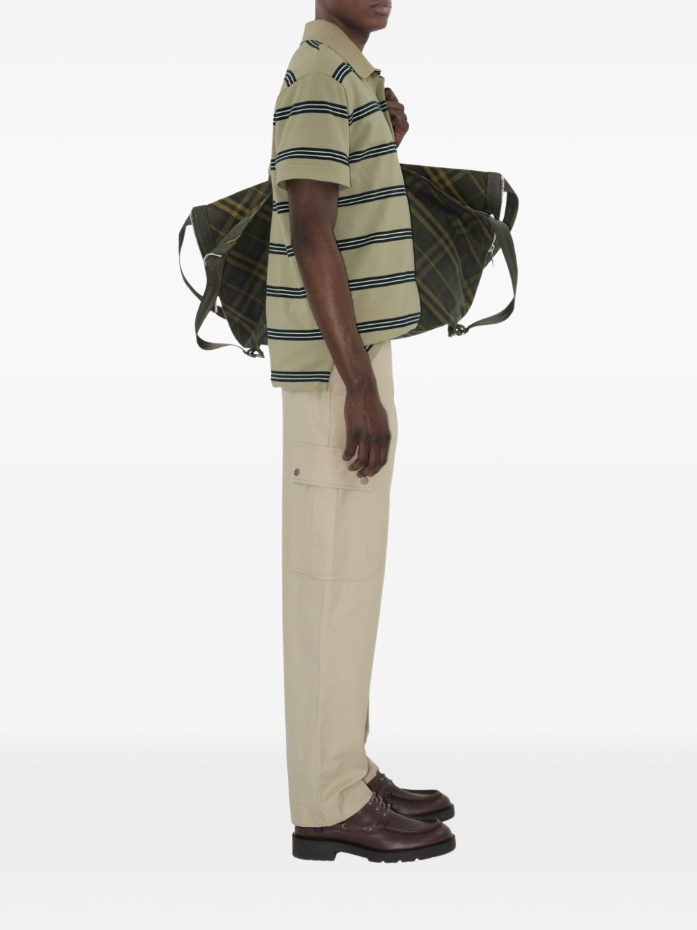 striped cotton polo shirt - 3