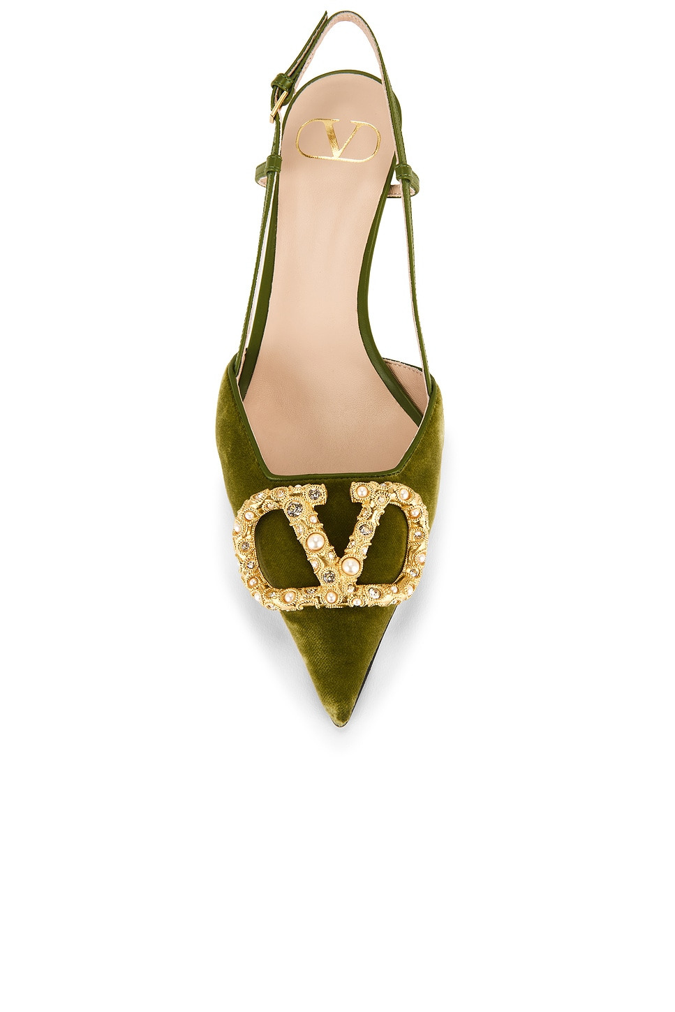 V Logo Signature Slingback - 4